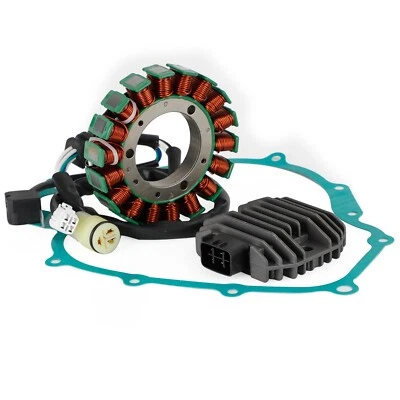 Magneto Stator+Voltage Rectifier+Gasket For Yamaha YFM660 Grizzly YXR660 Rhino~ Foto 1 de 4