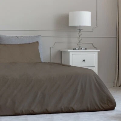 Lençóis de cama macios hotel bambu algodão sensação 4 peças bolso profundo conjunto de lençóis  - Imagem 1 de 4