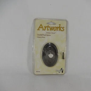 Angelo Artworks Home Decor Doorbell Push Button Statuary Bronze 76404 - Picture 1 of 3