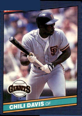 1986 Donruss #65 Chili Davis San Francisco Giants - Image 1 of 2