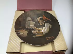 Norman Rockwell Knowles piatti decorativi fragili in scatola vintage da collezione 1854 - Foto 1 di 7