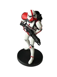 NUOVO Disney Store Star Wars Mandalorian INCENERITORE STORMTROOPER PVC Cake Topper - Foto 1 di 1