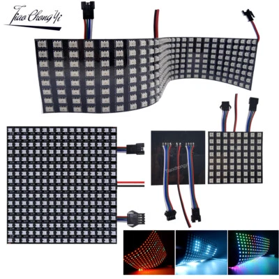 DC12V WS2815 RGB LED Panel 4Pin Addressable 16X16 8X32 Pixels Dual Signal Module - Image 1 of 4