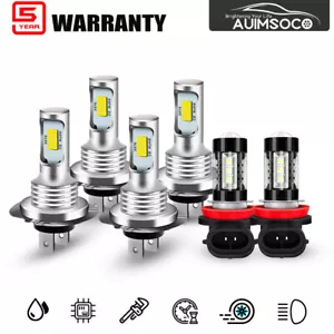 Lámpara LED altas/bajas para Audi A3 A4 A5 A6 Q5 2009-2014 6000K + luz antiniebla - Imagen 1 de 12
