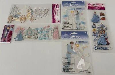 *YOU CHOOSE* EK Success/Jolee's DISNEY CINDERELLA PRINCESS Dimensional Stickers - Image 1 of 4