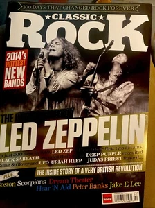 "LED ZEPPELIN BIRTH OF HEAVY METAL" "CLASSIC ROCK" UK Mag FEB 2014  W/CD Iss 193 - Imagen 1 de 4