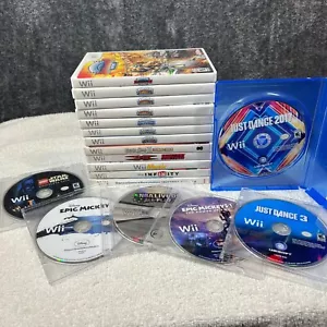 Nintendo Wii Game Lot Bundle of 18 Bulk Some Disc Only Skylanders TNA Impact - Picture 1 of 8