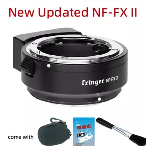 Fringer NF-FX II AF Lens Adapter For Nikon F Lens to Fujifilm Fuji X-T30 Camera - Picture 1 of 13