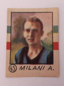 "FIGURINA CALCIO CICOGNA 1946/47"  MILANI (INTER) N. 43 - Foto 1 di 2