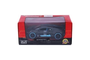 Bugatti DIVO techo rígido negro azul 1:24 1:27 fundido a presión 7,5" L Showcasts - Imagen 1 de 5