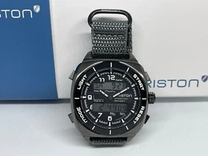 Briston Streamliner Adventure Analog/Digital Black Watch NEW 221144.SPG.AD.3.VG - Picture 1 of 4