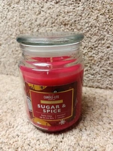 Limited Edition Candle-Lite Jar Candle Sugar And Spice 18oz - Picture 1 of 7
