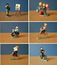 J Carlton Gault Miniatures Bicycles Figures Paris France People Collectibles