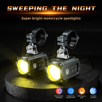 Luzes de LED auxiliares para motocicletas Kewig K11 - Imagem 1 de 4