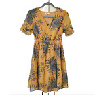 Madewell Sweetgrass Ruffle-Sleeve Dress in Painted Blooms Size 2