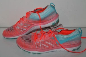 Nike Free TR Focus Flyknit Running Shoes, 636097, Melon, Sample Womens Size 7 - Picture 1 of 5