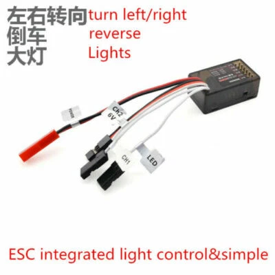 10A Cepillado ESC Bidireccional 2S/3S 12V Ala Fija Avión RC Coche Barco Tanque con Freno Foto 1 de 4