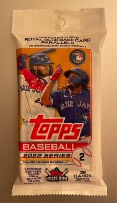 2022 TOPPS SERIES 2 MLB BASEBALL Guaranteed #ed Parallel FAT HOT PACK Cruz RC? - Image 1 of 2