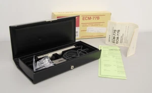 Brand New Vintage Old Stock Sony ECM77B Condenser Microphone - Picture 1 of 8