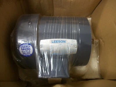 LEESON 1/2HP B56C TEFC AC MOTOR 114176.00 460VOLT 3PH 2850RPM NIB - Image 1 of 3