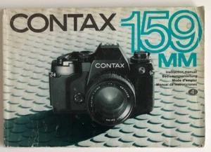 Contax 159MM SLR Camera Instruction Manual - Free UK Postage - Picture 1 of 2