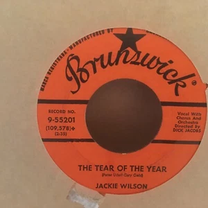 JACKIE   WILSON       45   SINGLE , THE TEAR OF THE YEAR / MY EMPTY  ARMS  - Picture 1 of 2