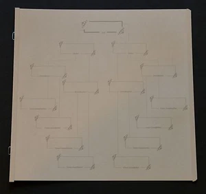 Creative Memories 12x12 Family Chart Natural Page - Picture 1 of 1