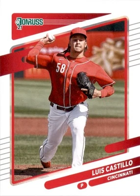 2021 Donruss Baseball Card #124 Luis Castillo - Image 1 of 2