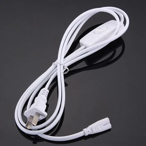 T4 T5 T8 Tube Connector Cable Cord Plug For LED Fluorescent Lamp Grow Light YK~W - Picture 1 of 9