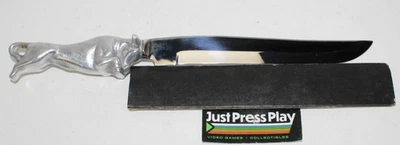 Cuchillo tallador de armetale vintage Wilton Co. RWP Bull 12 1/2" Foto 1 de 4