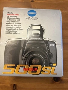 Brand New Never Opened Minolta Maxxum 500si With 35-70mm Lens Film Camera - Picture 1 of 5