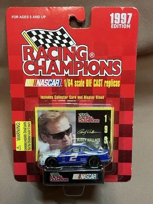 Nuevo en caja 1997 Racing Champions escala 1:64 NASCAR Diecast Stock Car #2 Rusty Wallace Foto 1 de 2