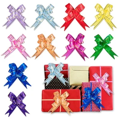 Arco de 100 Piezas para Cestas de Regalo 10 Colores Primavera Regalo Envoltura Decoración Dorado... Foto 1 de 4