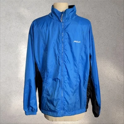 Fila - Blue and Black Windbreaker Jacket - Size XL - Image 1 of 4