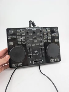 Behringer CMD STUDIO 2A Ultra-Portable Dual-Deck DJ MIDI Controller Works - Picture 1 of 11