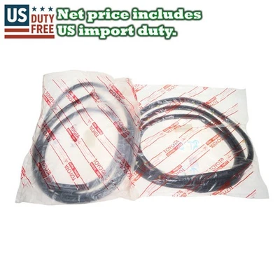 Juego de impermeabiliza puerta trasera Fit Toyota Corona 4 puertas SED RT130 132 133 TT132 XT130 Foto 1 de 4