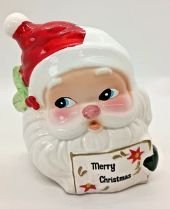 Vintage Josef Originals Santa Claus Merry Christmas Napkin Holder Korea kringle - Picture 1 of 13