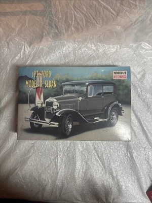 Ford 1931 Ford Model A Sedan - 1/16 Scale Minicraft Model Kit 11211 New  - Image 1 of 4