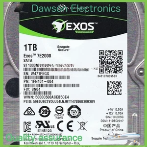 Seagate ST1000NX0313 1TB Enterprise 7200RPM 128MB 2.5'' 6Gb SATA Hard Drive - Picture 1 of 2