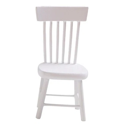 1:12 Miniatura per casa delle bambole Mini sedia da pranzo Mobili Cucina - Immagine 1 di 4