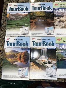 11 AAA Tour Books Mixed CO UT NY AZ NM ID MT WY NV HI IL OH Mexico ‘04-‘19 - Picture 1 of 4