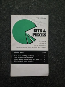 Bits & Pieces Vol D No. 2A Horse Sense & Common Sense About Working People Gd Pb - Picture 1 of 6