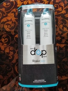 Whirlpool Water Every Drop Ice And Water Flters #3 PUR 2 PK EDR3RXD2 NEW - Picture 1 of 2