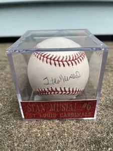 Stan Musial Cardinals Signed Rawlings Baseball Autographed AUTO JSA COA - Picture 1 of 8