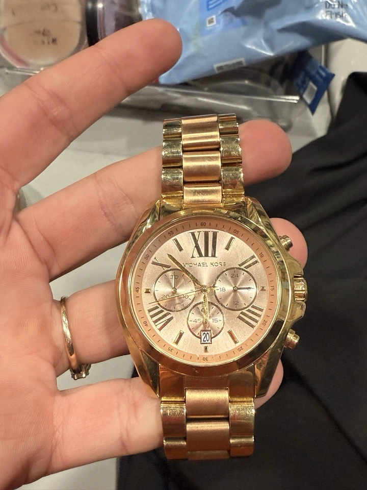 Michael Kors Oversized Gold-Tone Watch - Image 1 of 1