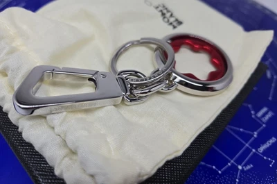 $310 Рекомендуемая розничная цена производителя Montblanc брелок для спиннинга палладиевый красный 128746 - Изображение 1 из 4