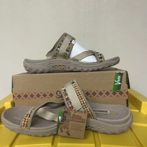 Skechers Women's Reggae Mad Swag Toe Loop Sport Sandal  Outdoor Size 11 - Picture 1 of 10