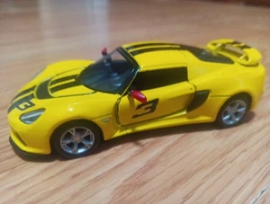 2012 Lotus Exige S Diecast Auto Kinsmart Maßstab 1:32 gelb - Bild 1 von 4
