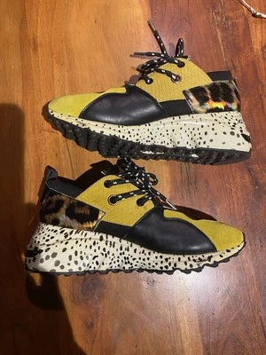 Steve Madden 8.5 Cliff Zapatillas Estampado Leopardo Excelente Estado Foto 1 de 4