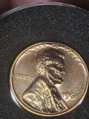 1961-P Lincoln Head Cent 1c Gem Proof Coin - Image 1 of 2